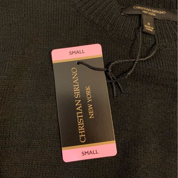 Christian Siriano Women’s Pointelle Pullover Crewneck Lace Sweater SZ Small NWT - Picture 5 of 10